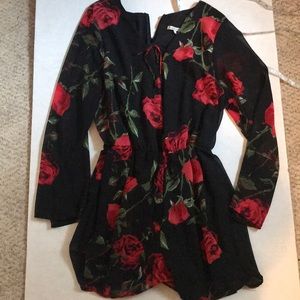 Charlotte Russe romper long sleeved